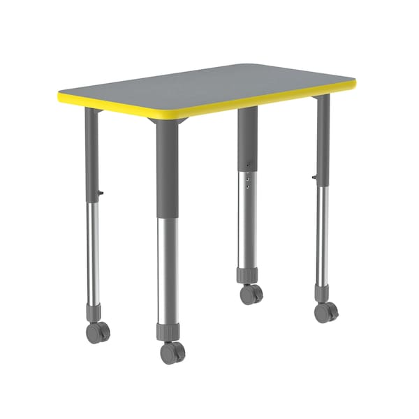 TFL Collaborative Desk - Casters - Rec